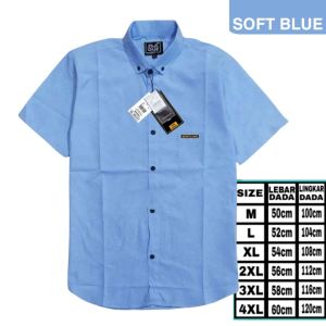 Kemeja Pria Polos Slimfit Sage Green Lengan Pendek Distro Premium Bahan Adem dan Nyaman