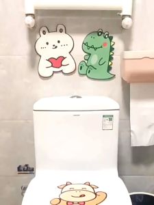 【Money comes】สติ๊กเกอร์ดับกลิ่น สติ๊กเกอร์ดับกลิ่นห้องน้ำ ลายการ์ตูนสัตว์น่ารัก มีกาวในตัว