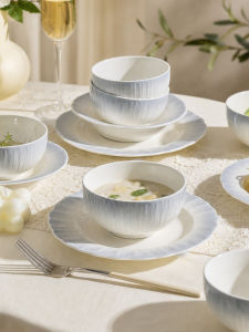 mornenjoy | High Gloss Underglaze Ceramic High Aesthetic Value Plate