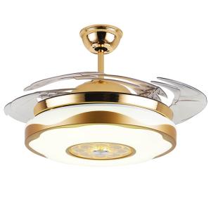 Chigo | Bluetooth Speaker Invisible Ceiling Fan Light Variable Frequency Remote Control