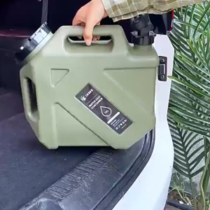 Glamping Drinking Water Bucket 12L/20L Portable Water Storage Bucket PE Food Grade Camping Picnic Water Pot With Faucet