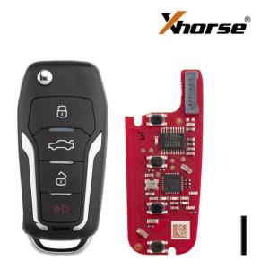 Xhorse XNFO01EN Wireless Universal Remote Key for Ford Style 4 Buttons Working with Xhorse VVDI Key Tool