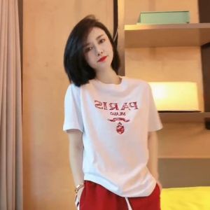 Summer New Style Casual Letter Pattern Short Pants Set Womens Thin Loose Small Size Sports Wear Two Pieces Trendy Brand