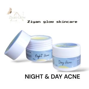 NIGHT +DAY (2pcs) ACNE ZIYAN GLOW SKINCARE BPOM DAN HALAL