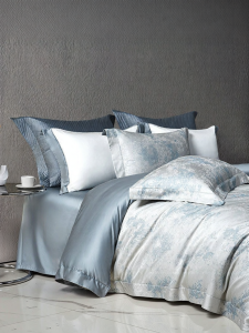 Mercury | Luxury High-end 140S Twin-core Long-staple Cotton Jacquard Bedding Set