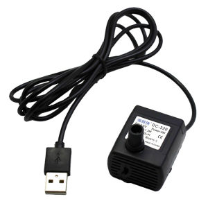 Pet Water Fountain Pump Dispenser Drinking Fountain Replacement Accessories DC 5V USB 40dB Ultra-quiet for Fountain Aquarium