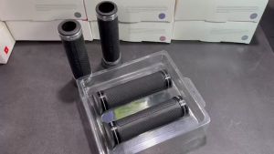 Bao tay CRG hàng cao cấp khâu viền CNC logo dập nổi cao su êm mịn hàng nhập khẩu Đài Loan thông dụng cho nhiều dòng xe máy