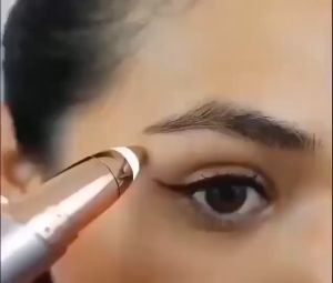 DuduMart Electric Eyebrow Trimmer Shaver: Painless Eyebrow Remover & USB Charging Razor