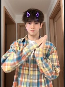 Colorful Pineapple Long Sleeves Shirt Boys American Retro Beach Sun Protection Thin Coat Contrast Color Checked Shirt High Street Fashion