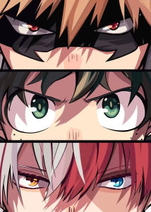 Bandai | Oil Painting My H-Hero A-Academia Anime By Numbers Home Decor Modern Wall Decor for Living Room Bedroom Perfect Gift No Frame