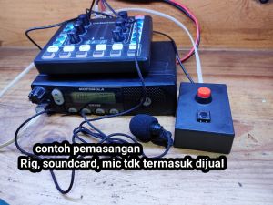 PTT BOX SOUNDCARD UTK RIG GM388 GM3188 GM3688