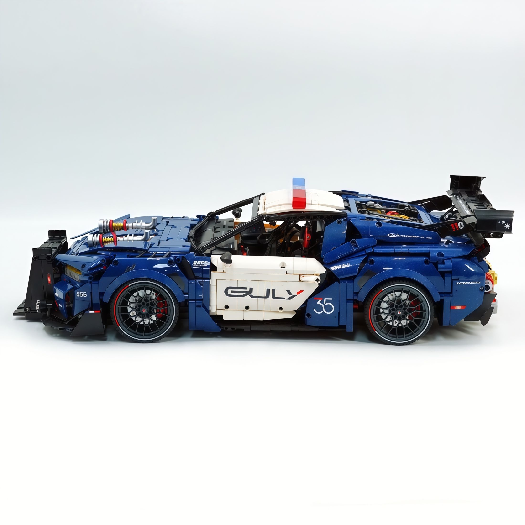 Transformations Display GULY | RC Light Police Barricade Transformation Model Building Blocks ...
