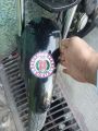 Security Guard Sticker Sosia Logo White. 