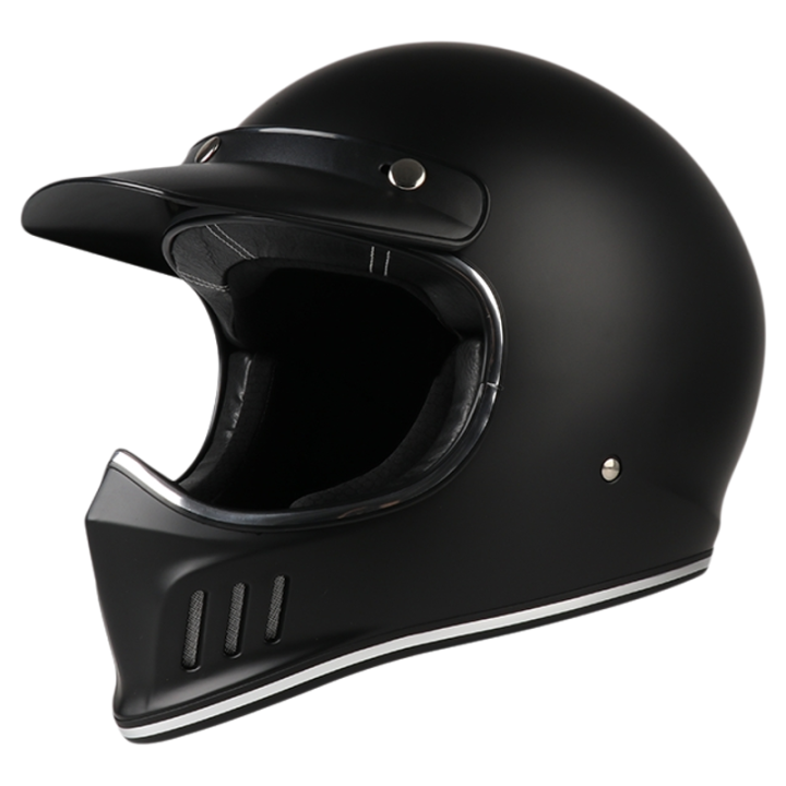 3C Certified Vintage Full Face Bluetooth Motorcycle Helmet | Lazada ...
