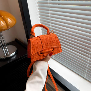 Fashionable Versatile Womens Crossbody Bag Printed Handbag High-End Sensation Single Shoulder Bag Small Square Bag for Women