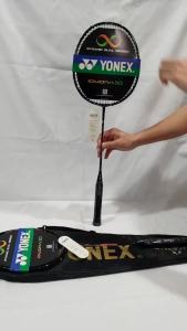 YONEX badminton double racket is light in weight. (Random design)