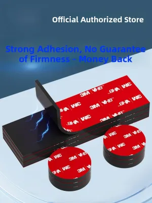 3M High Adhesion Soft Magnetic Absorption Patch Teaching Door Curtain Double-Sided Tape Wall Fixed High Temperature Resistant Waterproof Strong Back Adhesive Fixed round Iron Piece Self Adhesive Magnetic Strip