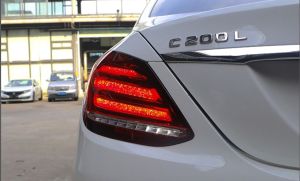 Mercedes Benz w205 prefacelift 2013 2014 2015 Crystal led tail lamp lwelcome light taillamp taillight drl