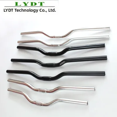 Mountain Bike Aluminum Small Swallow Handlebar 450-600 Long*25.4 Diameter Fixed Gear Bicycle Handlebar Child Bike Handlebar Head