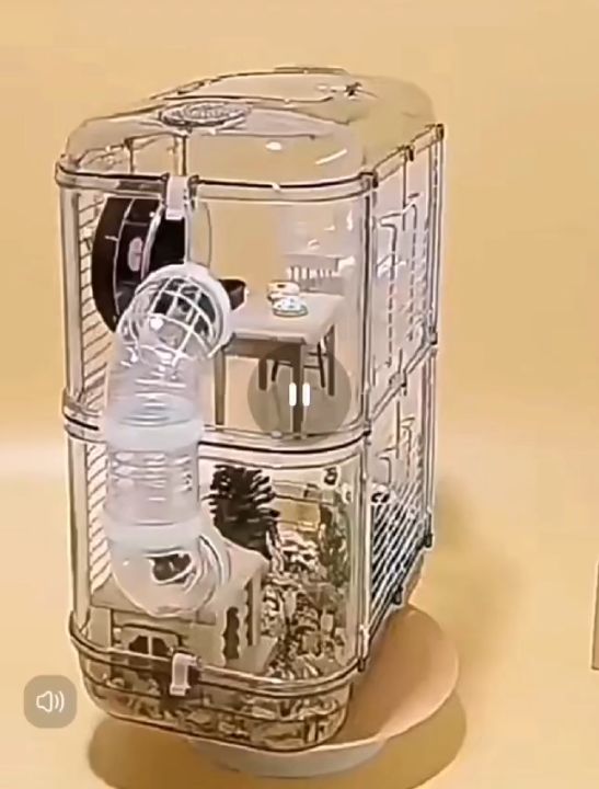 Curated visual reference: Ready Stock Portable Transparent Compact Hamster Cage Small Animal Photo Inspiration