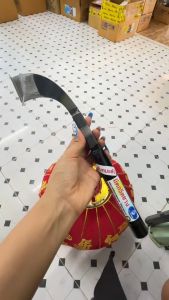 มีดกรีดยาง สิงห์เหนือ (444)(คอบาง) ลับคมแล้วพร้อมใช้งาน มีดตัดยางพารา ทำงานดี ลับง่าย คมนาน