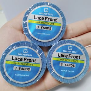 1/2/3 Roll 3 Yards*1 CM Super Hair Blue Tape Double-Sided Adhesive Tape for Hair Extension/Lace Wig/Toupee