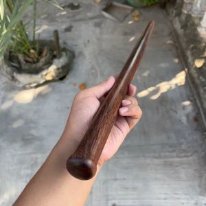 Tongkat Komando Kayu Galih Asem Model Polos Panjang 60 cm
