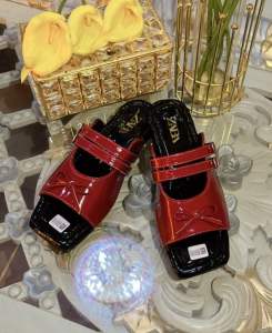 Sandal Selop Zara Gesper 2 Sabuk Pita Lucu Sandal Gesper Wanita Terbaru Kode SMU17