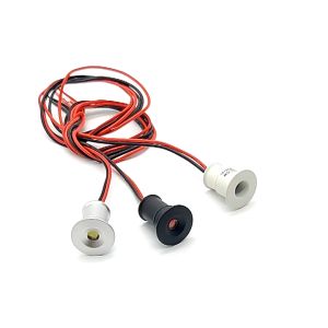 Đèn Rọi LED Mini 1W Đèn Chiếu Điểm Nhỏ Đèn Chiếu Sáng Âm Trần DC AC12V 15Mm Đèn Trần IP65 Đèn Chiếu Sáng Trưng Bày