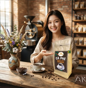 Cà Phê Rang Mộc - Cà Phê Sạch An Khương - An Khương CÀ PHÊ XAY Cao Cấp 2 - Vị Nguyên Bản