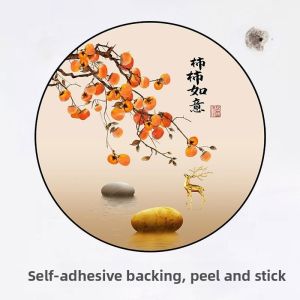 FEIZHUXIANSEN | Stylish Chinese Restaurant Wall Decor Sticker for Covering Blemishes