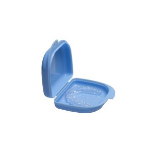 GULPOOE Dental Orthodontic Box Denture Tray Teeth Retainer Storage Box Braces Retainer Case Vent Holes Teeth Retainer Box