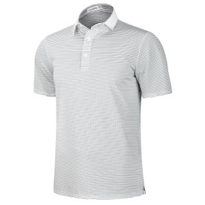 เสื้อยืดกอล์ฟโปโลแบบแห้งพอดีตัว ผู้ชาย - สปอร์ต ผ้ายืดความชื้น - ผ้าโพลีเอสเตอร์95%, สแปนเด็กซ์5% - แขนสั้น - ขนาดทะนุถนอมในการซัก - ซักเครื่องได้ (แนะนำซักมือ) - Washcoldมือ/ไม่มีสารฟอกขาว/แขวนแห้ง