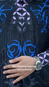 MENSTYLE BATIK - Kemeja Batik Pria Slimfit Lapis Furing Zyandru Violet Sanggit