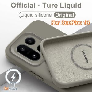 Skin Feel Liquid Silicone for Magsafe Magnetic Case for Oneplus 15 13 12 Ace 6 5 Pro Nord 5 Car Wireless Charge Shockproof Cover