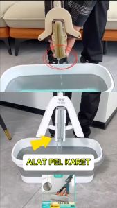 Alat Pel Lantai Peras Karet - Cleaning Mop Alat Pel Lantai Spons Ultra Mop Spongy