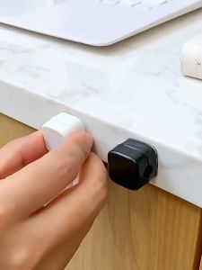 MD-C1088 Cable Holder Organizer Isi 3pcs Kabel Klip Magnetic Serbaguna Clip Penyimpanan Kabel Winder