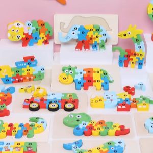 Bảng Ghép Hình Khối Gỗ Nổi Cho Bé Rèn Luyện Tư Duy Và Học Nhận Biết Số
