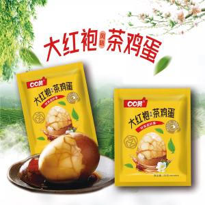 KouKouZan Big Red Robe Tea Eggs 35g*30 Bags Shell on Ready to Eat Snacks Leisure Boxed Chicken Snack from Henan Province