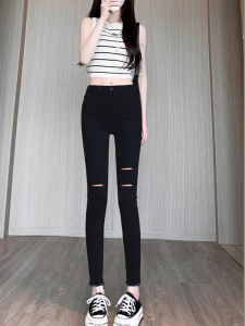 Quần Dài Bó Sát Màu Đen Mỏng Cạp Cao Mùa Hè Cho Nữ Quần Dài Co Giãn Quần Bó Quần Dài Thường Ngày Quần Bó Quần Dài