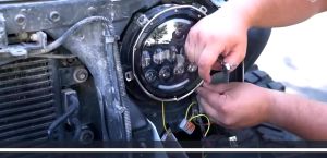 7 นิ้ว 13 ลูก รถ Wrangler LED Harley รถจักรยานยนต์ รถออฟโรด ไฟรถ Retrofit ผ้าสไตล์ใหม่