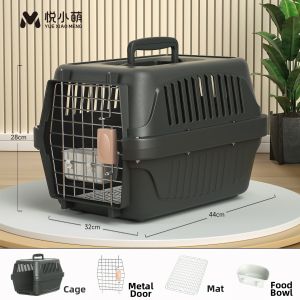 YUEXIAOMENG | Portable Pet Carrier with Wheel for Air Travel and Car Use