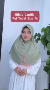 Bergo Sport Size M: Jilbab Olahraga Pet Tebal Terbaik