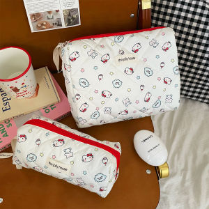 Túi Đựng Trang Điểm Hình Đầu Mèo Nguyên Bản Túi Cầm Tay Di Động Cho Nữ Túi Đựng Trang Điểm Bên Trong Túi Đựng Chổi Trang Điểm Túi Nhỏ
