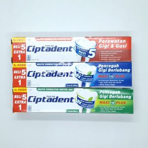 Ciptadent Pencegah Gigi Berlubang Pasta Gigi 75gr ISI 1PCS - Odol Ciptadent 75gr