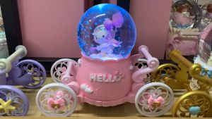 CARRIAGE CRYSTAL BALL MUSIC BOX【LARGE SIZE】 LED Light /Auto Flying Snow/ Musical Sound/ Auto Turning Around
