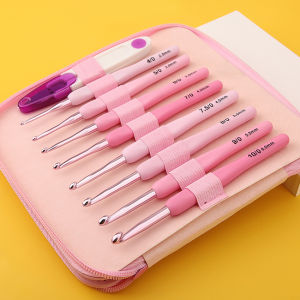 9Pcs/Set Hakpen Crochet Decent Crochet Hook Jarum Rajut Cochet 2.0/2.5/3.0/3.5/4.0/4.5/5.0/5.5/6.0Mm