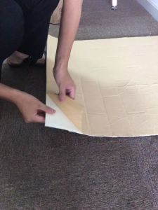 Wallpaper Tembok 3D Timbul Isi 20 Lembar Foam Batu Bata Putih Ketebalan 3mm