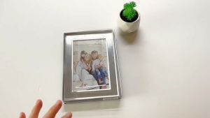 Brushed Silver Textured Aluminium Frame | Photo Frame | 4R-8R