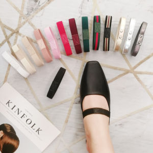 Womens High Heels Shoe Laces Anti-Fall Fixed Elastic Band Lazy No Installation Slip-On Shoes Accessories Leather Shoes